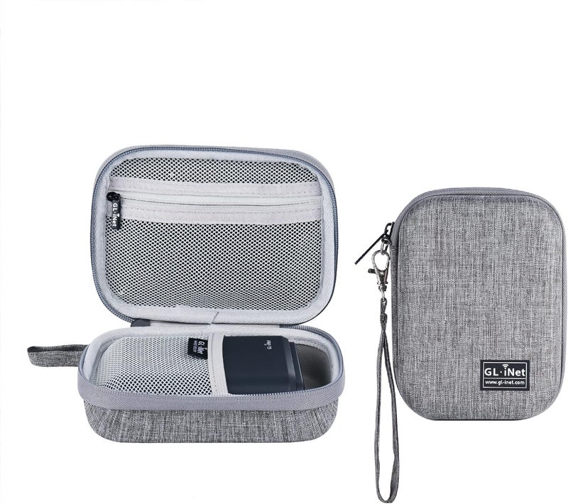 GL.iNet Gadget Organizer Case for Travel Routers GL-AXT1800/ GL-MT3000/ GL-SFT1200/ GL-E750, Chargers, Cables, and Accessories, Sturdy & Durable Pouch, Hand-carry EVA bag, Anti-shock, Water Resistant - Image 1